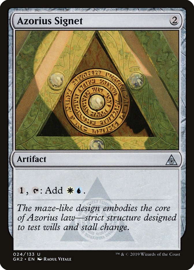 Azorius Signet [Ravnica Allegiance Guild Kit] | Tabernacle Games