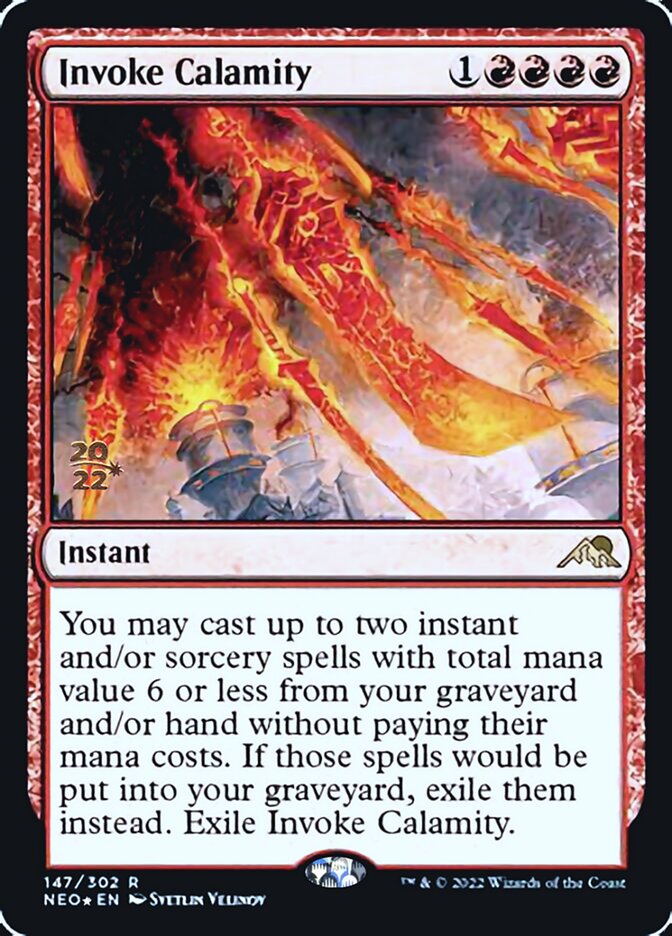 Invoke Calamity [Kamigawa: Neon Dynasty Prerelease Promos] | Tabernacle Games