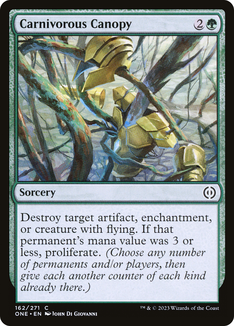 Carnivorous Canopy [Phyrexia: All Will Be One] | Tabernacle Games