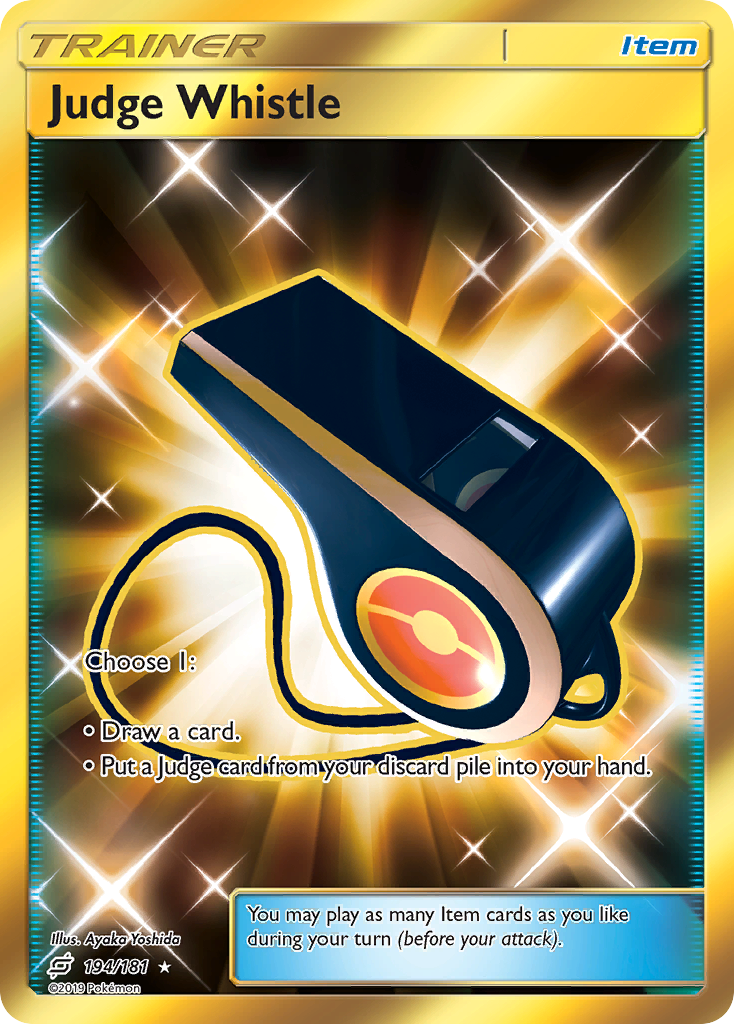 Judge Whistle (194/181) [Sun & Moon: Team Up] | Tabernacle Games