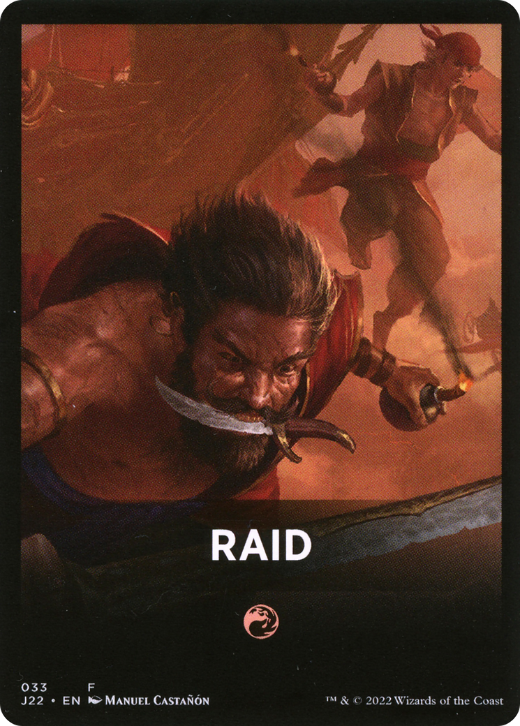 Raid Theme Card [Jumpstart 2022 Front Cards] | Tabernacle Games