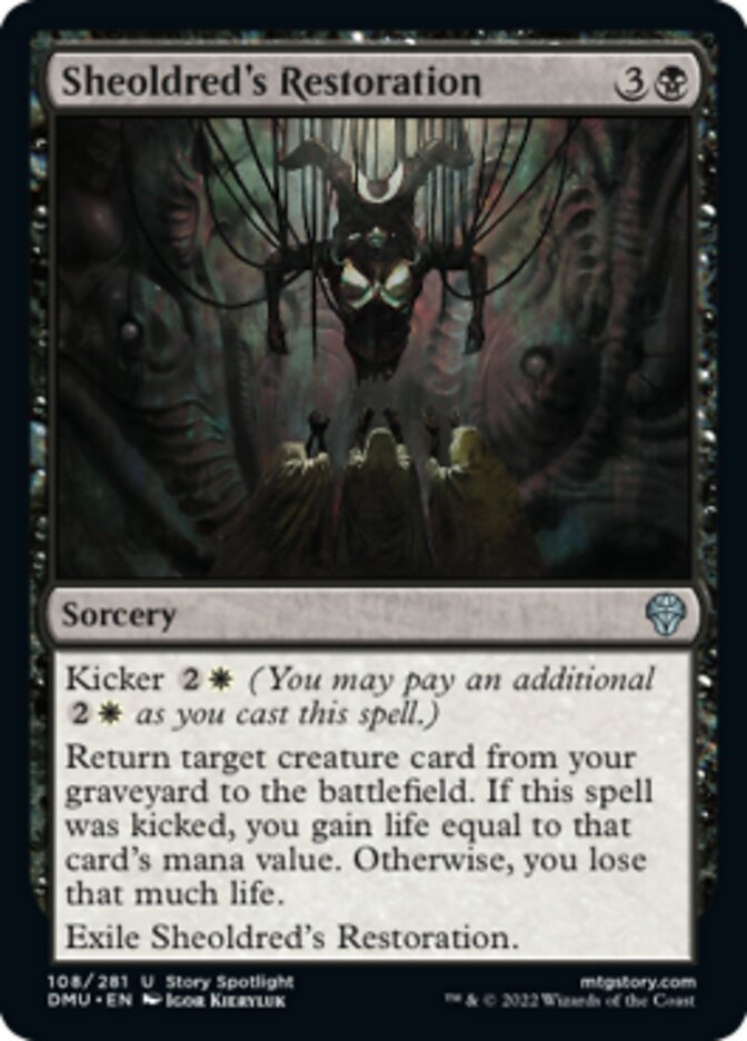 Sheoldred's Restoration [Dominaria United] | Tabernacle Games