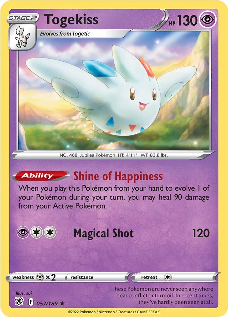 Togekiss (057/189) [Sword & Shield: Astral Radiance] | Tabernacle Games