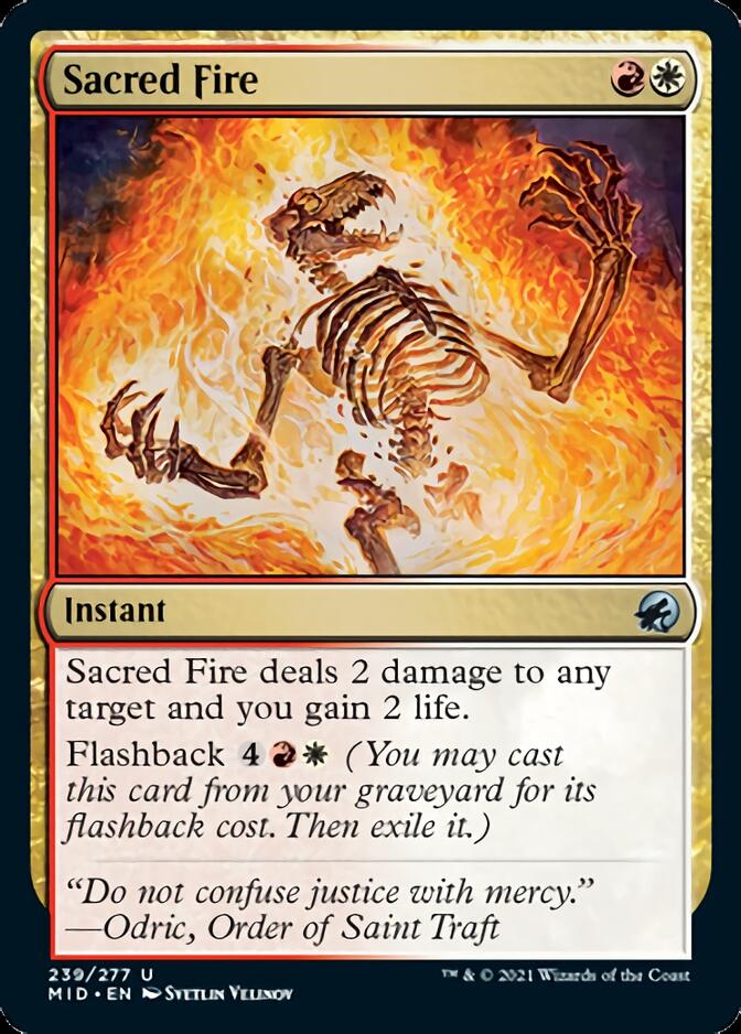 Sacred Fire [Innistrad: Midnight Hunt] | Tabernacle Games