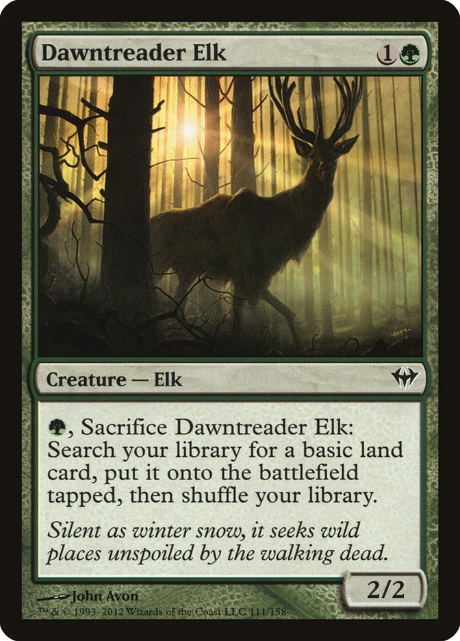 Dawntreader Elk [Dark Ascension] | Tabernacle Games