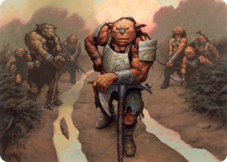 Hobgoblin Bandit Lord Art Card [Dungeons & Dragons: Adventures in the Forgotten Realms Art Series] | Tabernacle Games