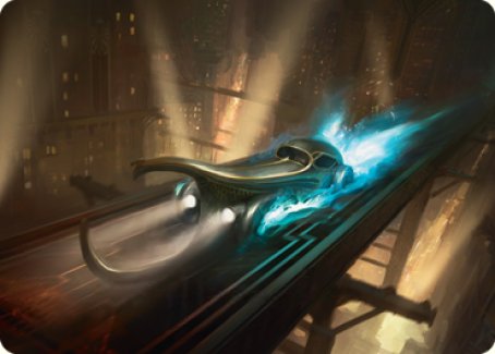 Run Out of Town Art Card [Streets of New Capenna Art Series] | Tabernacle Games