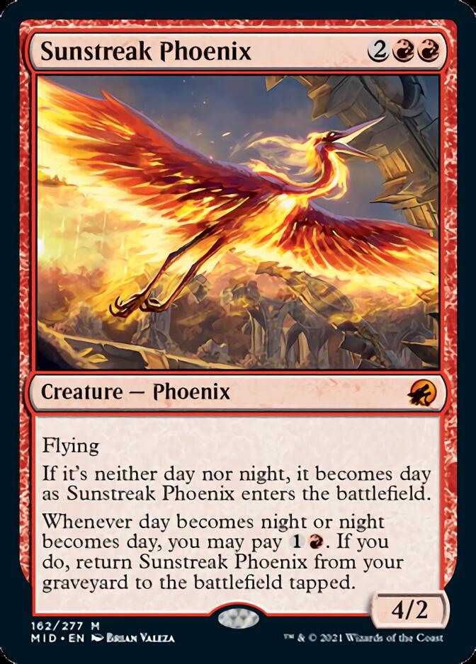 Sunstreak Phoenix [Innistrad: Midnight Hunt] | Tabernacle Games