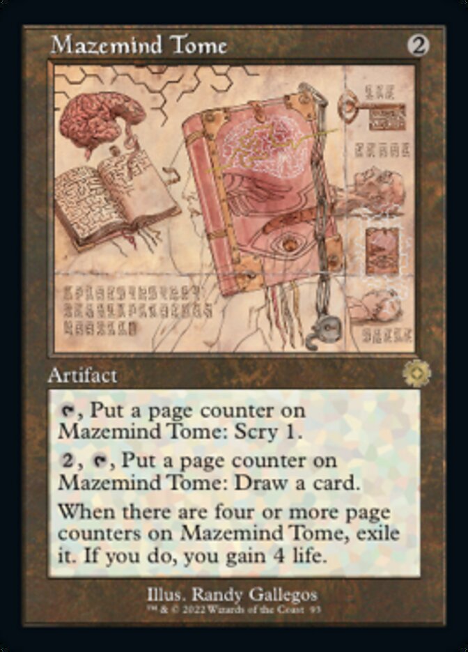 Mazemind Tome (Retro Schematic) [The Brothers' War Retro Artifacts] | Tabernacle Games
