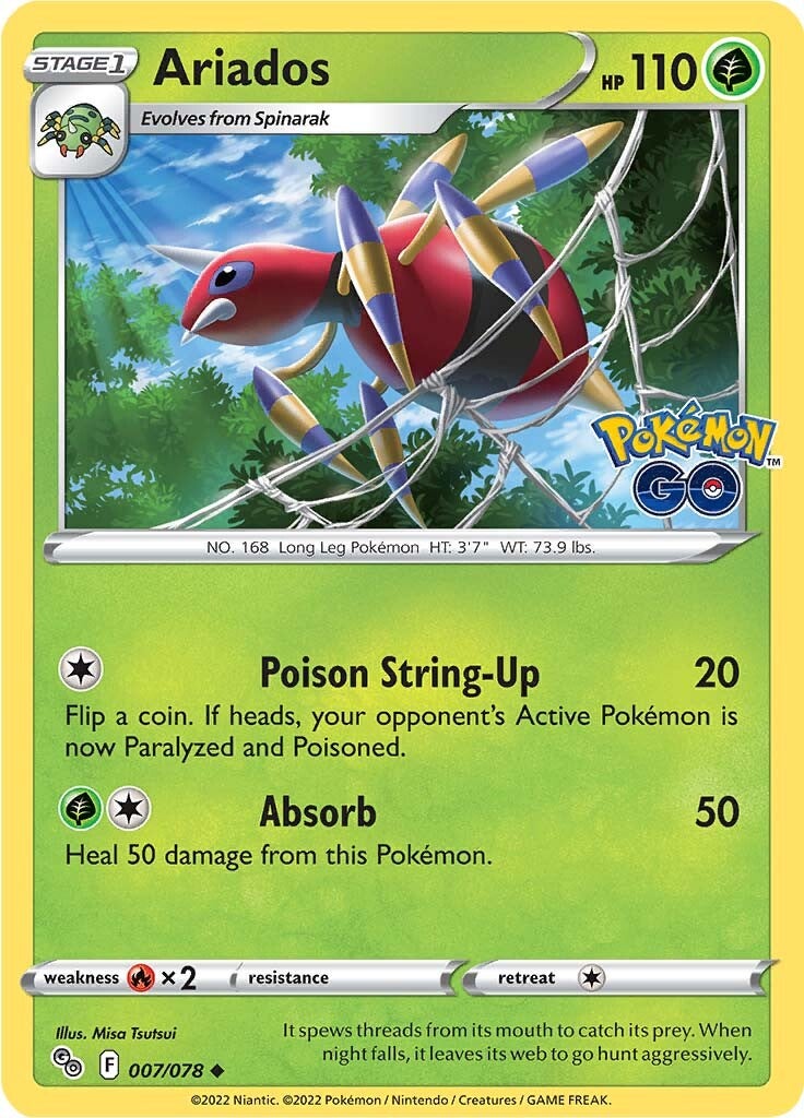 Ariados (007/078) [Pokémon GO] | Tabernacle Games