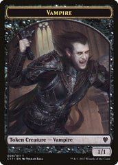 Eldrazi Spawn // Vampire Double-sided Token [Commander 2017 Tokens] | Tabernacle Games