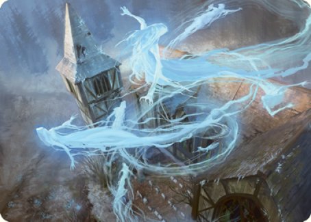 Hallowed Haunting Art Card [Innistrad: Crimson Vow Art Series] | Tabernacle Games
