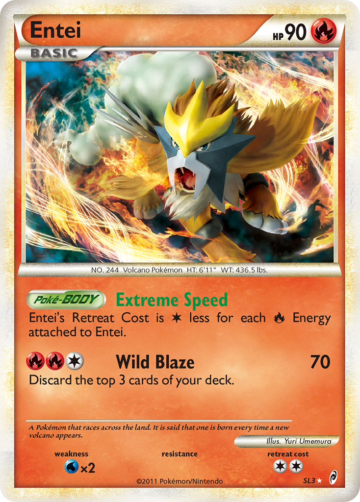 Entei (SL3) [HeartGold & SoulSilver: Call of Legends] | Tabernacle Games