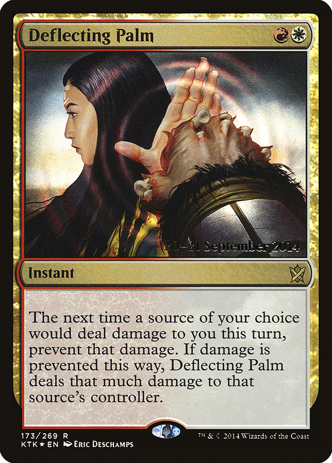 Deflecting Palm  [Khans of Tarkir Prerelease Promos] | Tabernacle Games
