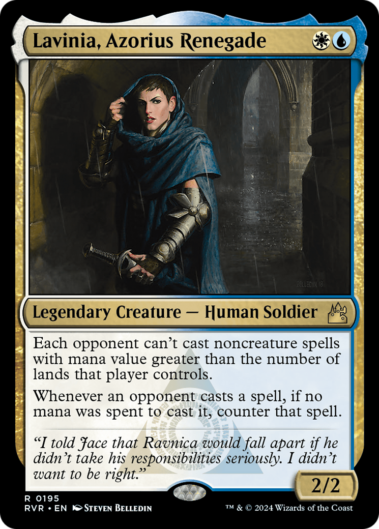 Lavinia, Azorius Renegade [Ravnica Remastered] | Tabernacle Games