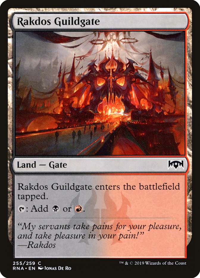 Rakdos Guildgate (255/259) [Ravnica Allegiance] | Tabernacle Games