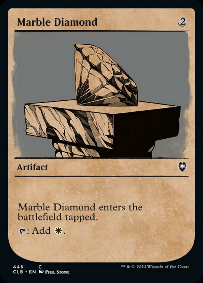 Marble Diamond (Showcase) [Commander Legends: Battle for Baldur's Gate] | Tabernacle Games