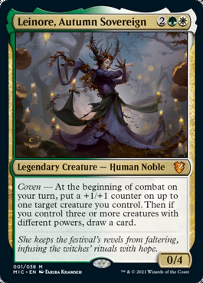 Leinore, Autumn Sovereign (Display Commander) [Innistrad: Midnight Hunt Commander] | Tabernacle Games