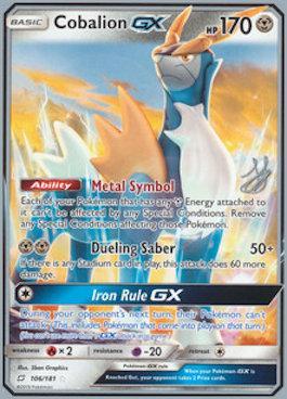 Cobalion GX (106/181) (Perfection - Henry Brand) [World Championships 2019] | Tabernacle Games