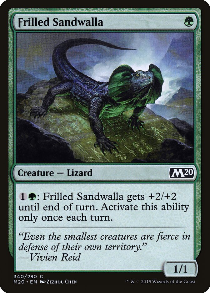 Frilled Sandwalla [Core Set 2020] | Tabernacle Games