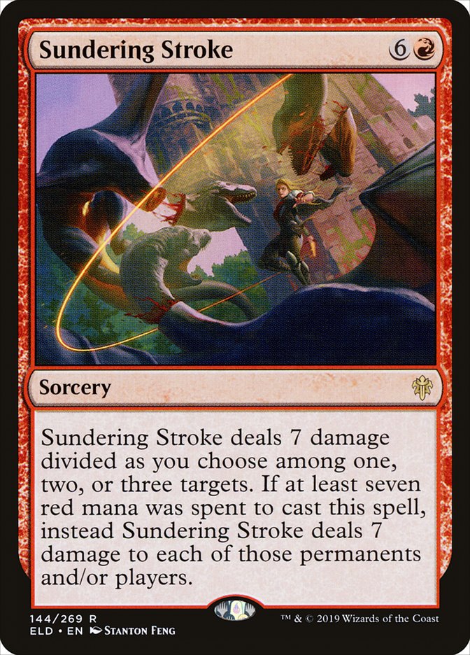 Sundering Stroke [Throne of Eldraine] | Tabernacle Games