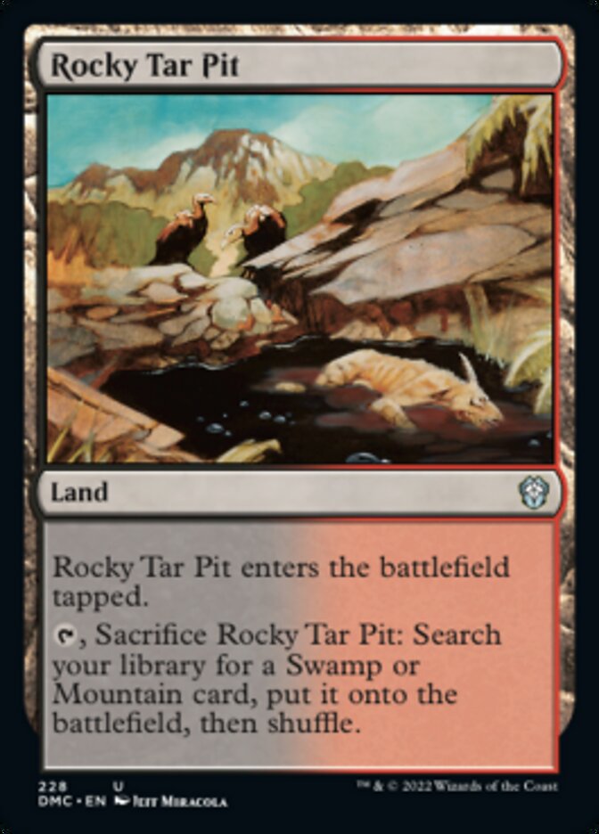 Rocky Tar Pit [Dominaria United Commander] | Tabernacle Games