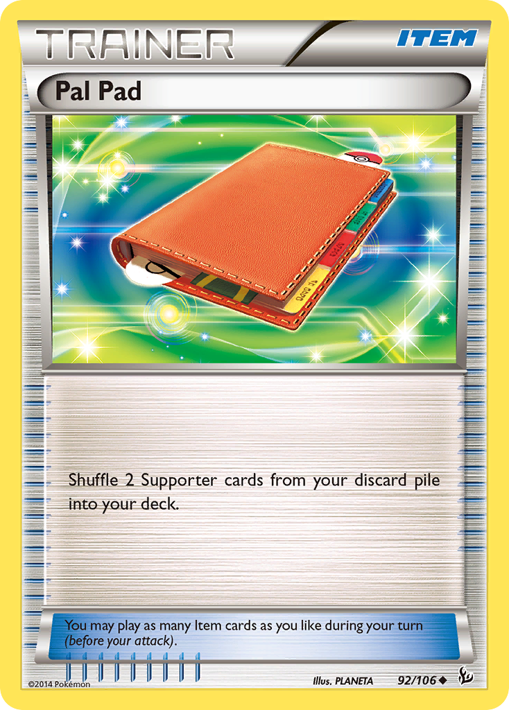 Pal Pad (92/106) [XY: Flashfire] | Tabernacle Games