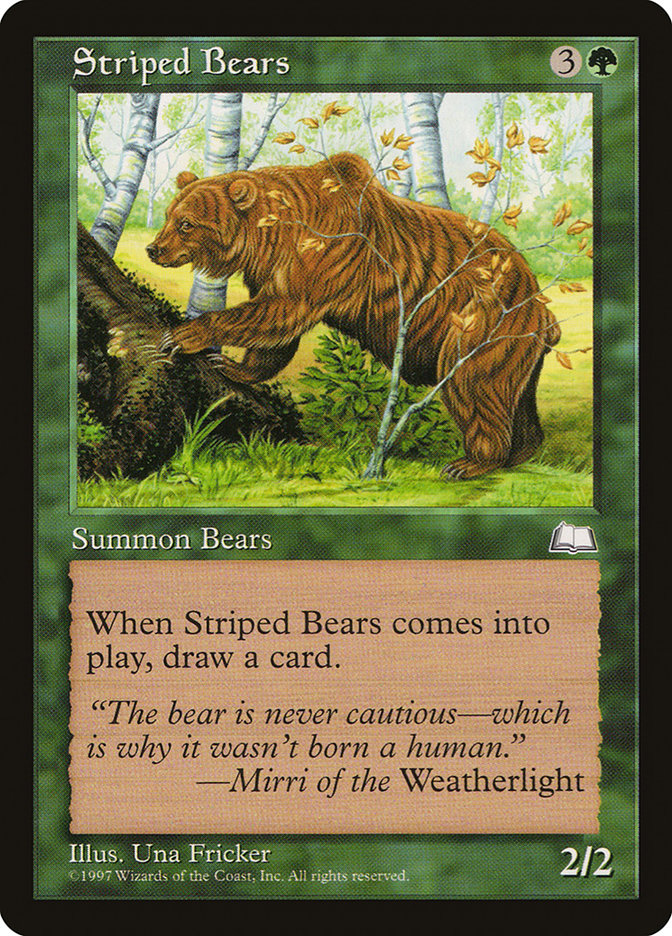 Striped Bears [Weatherlight] | Tabernacle Games
