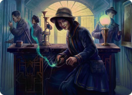 Wiretapping Art Card [Streets of New Capenna Art Series] | Tabernacle Games