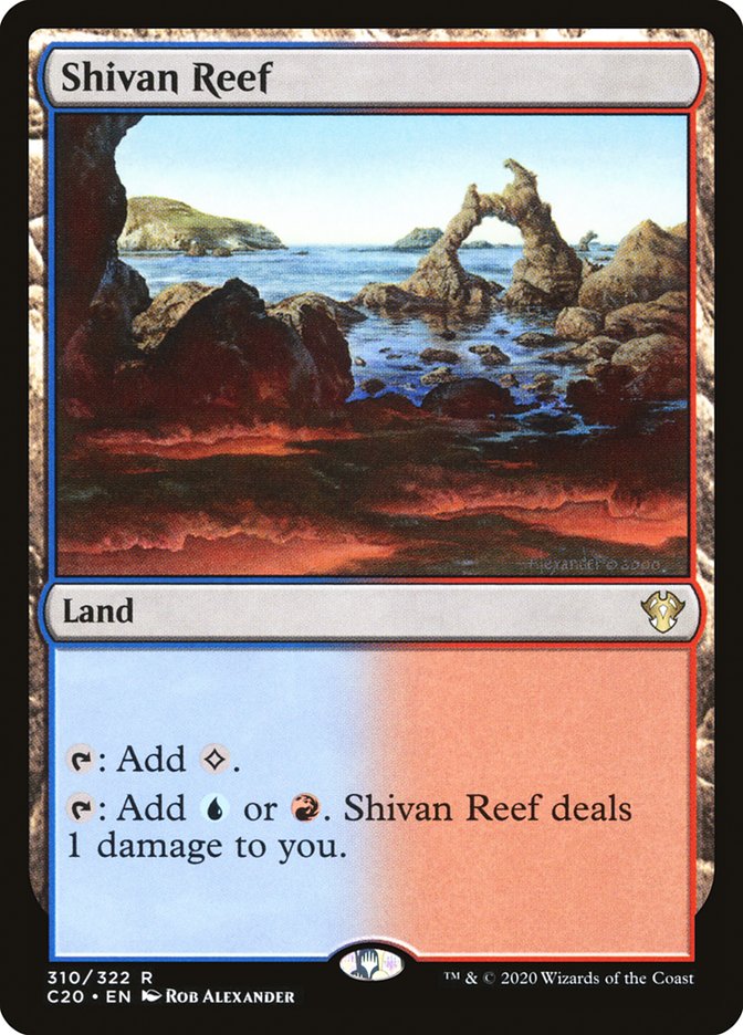 Shivan Reef [Commander 2020] | Tabernacle Games