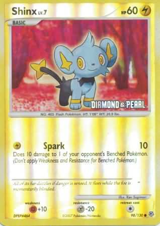 Shinx (98/130) [Burger King Promos: 2008 Collection] | Tabernacle Games