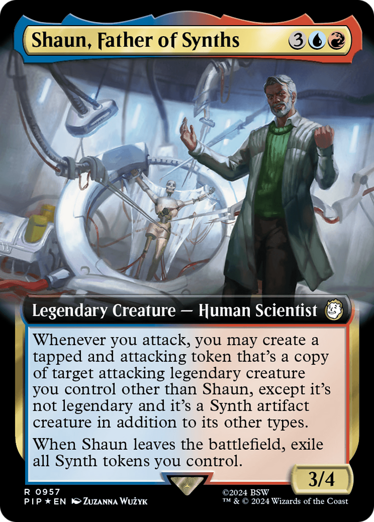 Shaun, Father of Synths (Extended Art) (Surge Foil) [Fallout] | Tabernacle Games