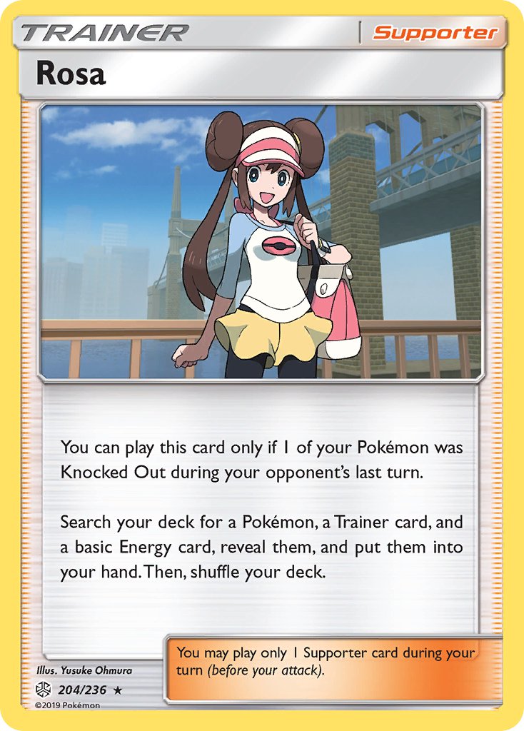 Rosa (204/236) (Theme Deck Exclusive) [Sun & Moon: Cosmic Eclipse] | Tabernacle Games