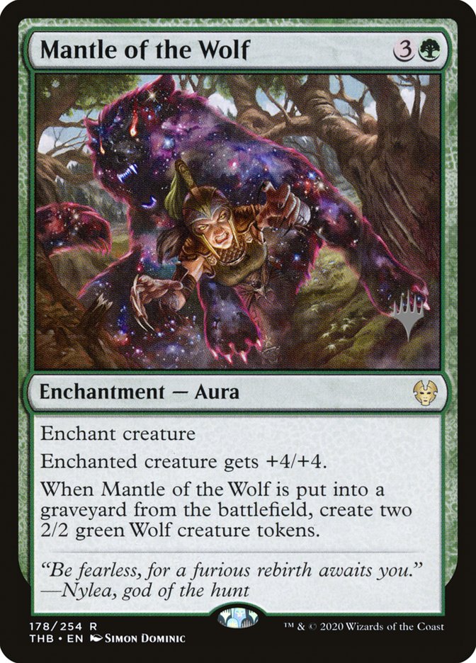 Mantle of the Wolf (Promo Pack) [Theros Beyond Death Promos] | Tabernacle Games