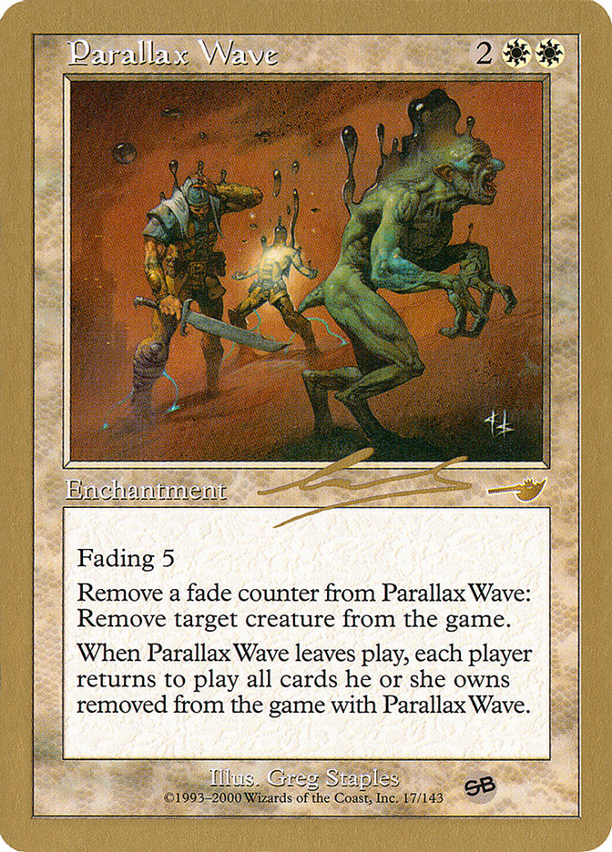 Parallax Wave (Nicolas Labarre) (SB) [World Championship Decks 2000] | Tabernacle Games
