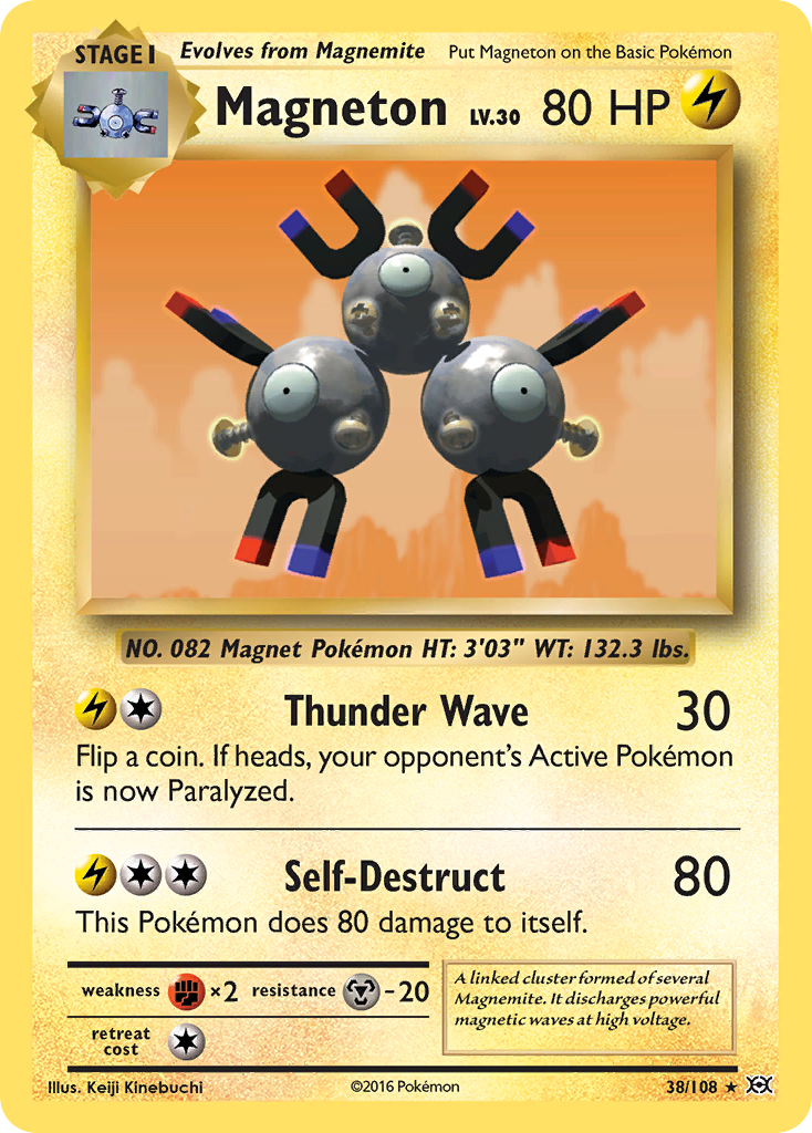 Magneton (38/108) [XY: Evolutions] | Tabernacle Games