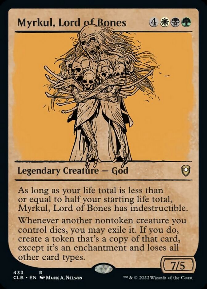 Myrkul, Lord of Bones (Showcase) [Commander Legends: Battle for Baldur's Gate] | Tabernacle Games