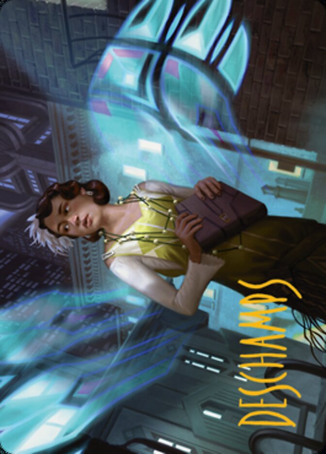 Giada, Font of Hope 1 Art Card (Gold-Stamped Signature) [Streets of New Capenna Art Series] | Tabernacle Games
