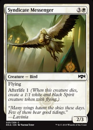 Syndicate Messenger [Ravnica Allegiance] | Tabernacle Games