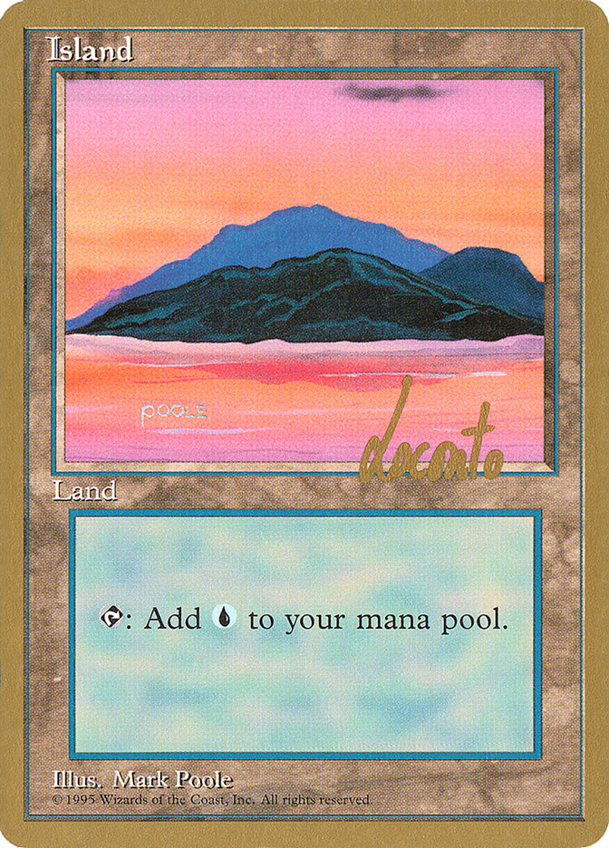 Island (ml369) (Michael Loconto) [Pro Tour Collector Set] | Tabernacle Games
