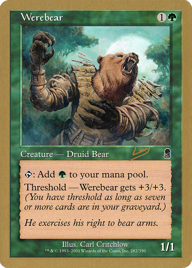 Werebear (Raphael Levy) [World Championship Decks 2002] | Tabernacle Games