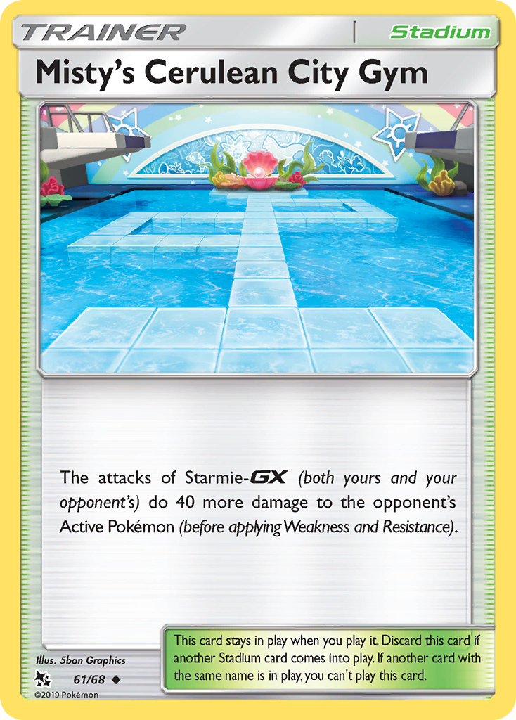 Misty's Cerulean City Gym (61/68) [Sun & Moon: Hidden Fates] | Tabernacle Games