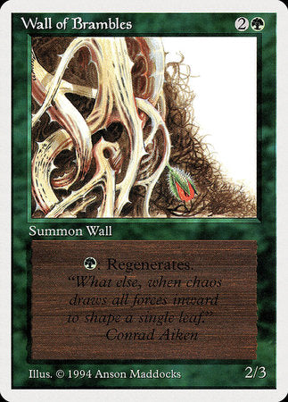 Wall of Brambles [Summer Magic / Edgar] | Tabernacle Games