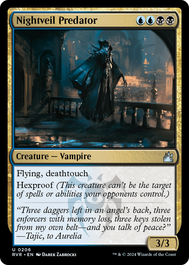 Nightveil Predator [Ravnica Remastered] | Tabernacle Games