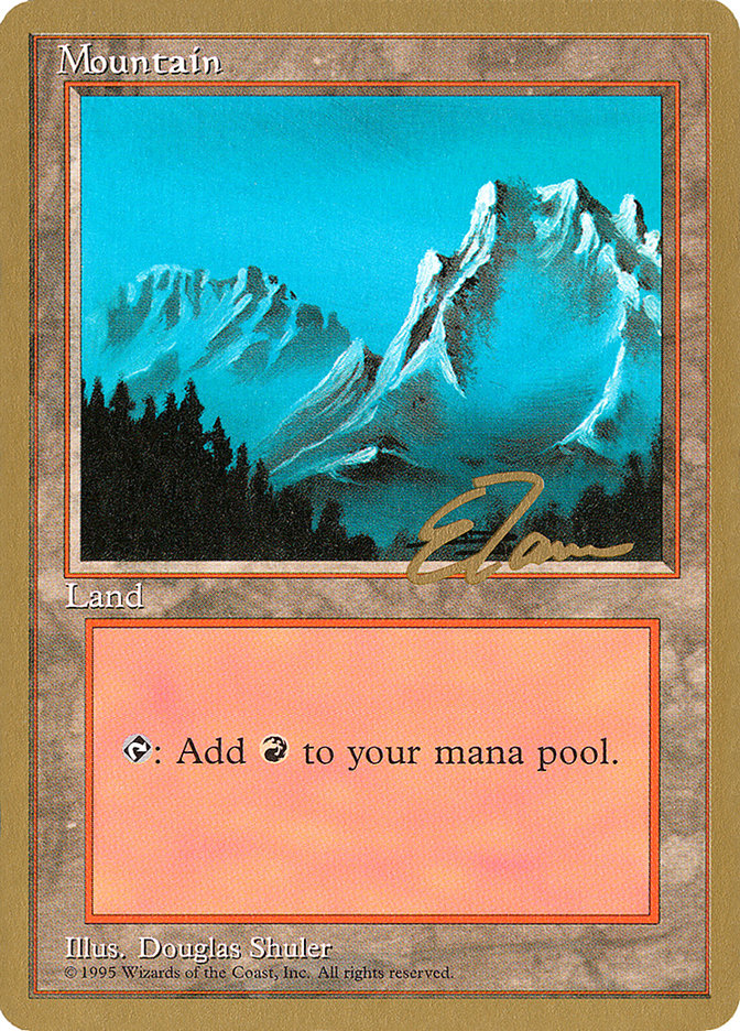 Mountain (et374) (Eric Tam) [Pro Tour Collector Set] | Tabernacle Games