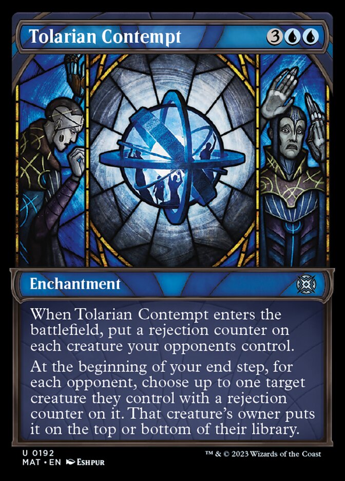 Tolarian Contempt (Showcase Halo Foil) [March of the Machine: The Aftermath] | Tabernacle Games