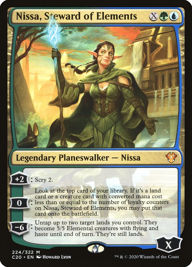 Nissa, Steward of Elements [Commander 2020] | Tabernacle Games