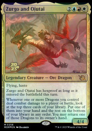Zurgo and Ojutai [March of the Machine Prerelease Promos] | Tabernacle Games