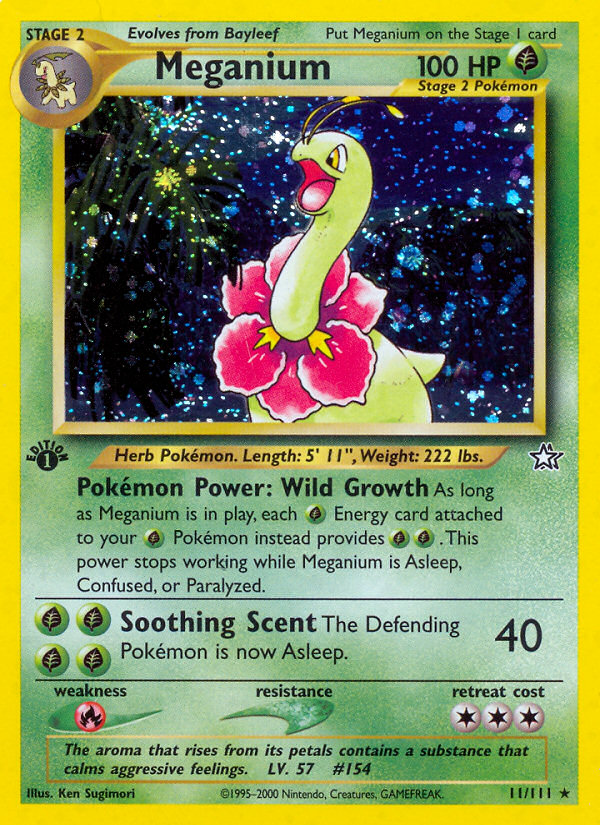 Meganium (11/111) [Neo Genesis 1st Edition] | Tabernacle Games