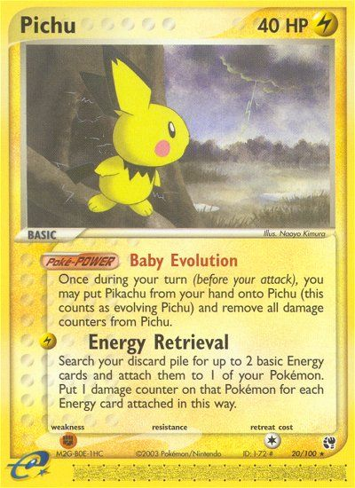 Pichu (20/100) [EX: Sandstorm] | Tabernacle Games